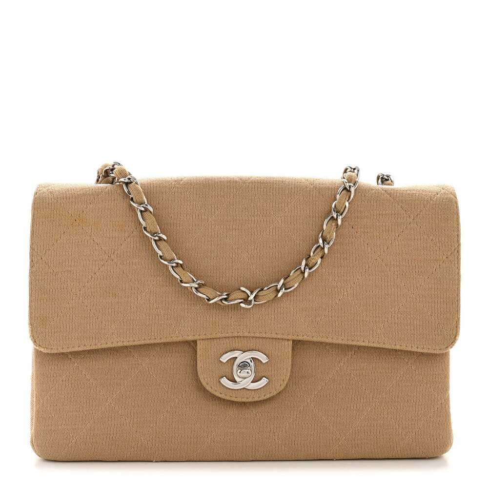Chanel Jersey Quilted Medium Single #258856C18B